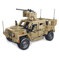 PanlosBrick 628013 Panlos Brick 628013 non  XE BỌC THÉP JLTV bộ đồ chơi xếp lắp ráp ghép mô hình Military Army Quân Sự Bộ Đội 2479 khối