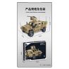 PanlosBrick 628013 Panlos Brick 628013 non  XE BỌC THÉP JLTV bộ đồ chơi xếp lắp ráp ghép mô hình Military Army Quân Sự Bộ Đội 2479 khối