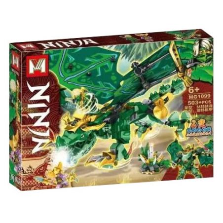 MG 1099 non  JUNGLE WAR DRAGON LONGLIN MECHA bộ đồ chơi xếp lắp ráp ghép mô hình The  Ninjago Movie Ninja Lốc Xoáy 503 khối