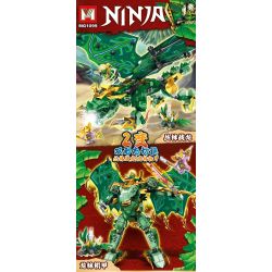MG 1099 non  JUNGLE WAR DRAGON LONGLIN MECHA bộ đồ chơi xếp lắp ráp ghép mô hình The  Ninjago Movie Ninja Lốc Xoáy 503 khối