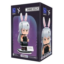 PANTASY 11024 non  ĐẦU VUÔNG MÀU TRẮNG SHIROI bộ đồ chơi xếp lắp ráp ghép mô hình Creator Sáng Tạo 300 khối