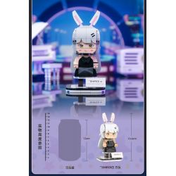 PANTASY 11024 non  ĐẦU VUÔNG MÀU TRẮNG SHIROI bộ đồ chơi xếp lắp ráp ghép mô hình Creator Sáng Tạo 300 khối