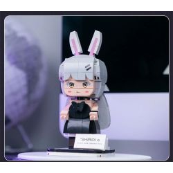 PANTASY 11024 non  ĐẦU VUÔNG MÀU TRẮNG SHIROI bộ đồ chơi xếp lắp ráp ghép mô hình Creator Sáng Tạo 300 khối