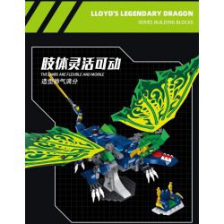 JIESTAR JJ9017 9017 non  MA LONG THẦN bộ đồ chơi xếp lắp ráp ghép mô hình LEGENDARY DRAGON 447 khối