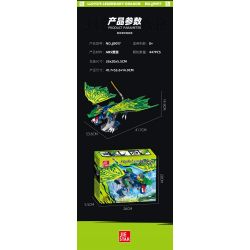 JIESTAR JJ9017 9017 non  MA LONG THẦN bộ đồ chơi xếp lắp ráp ghép mô hình LEGENDARY DRAGON 447 khối