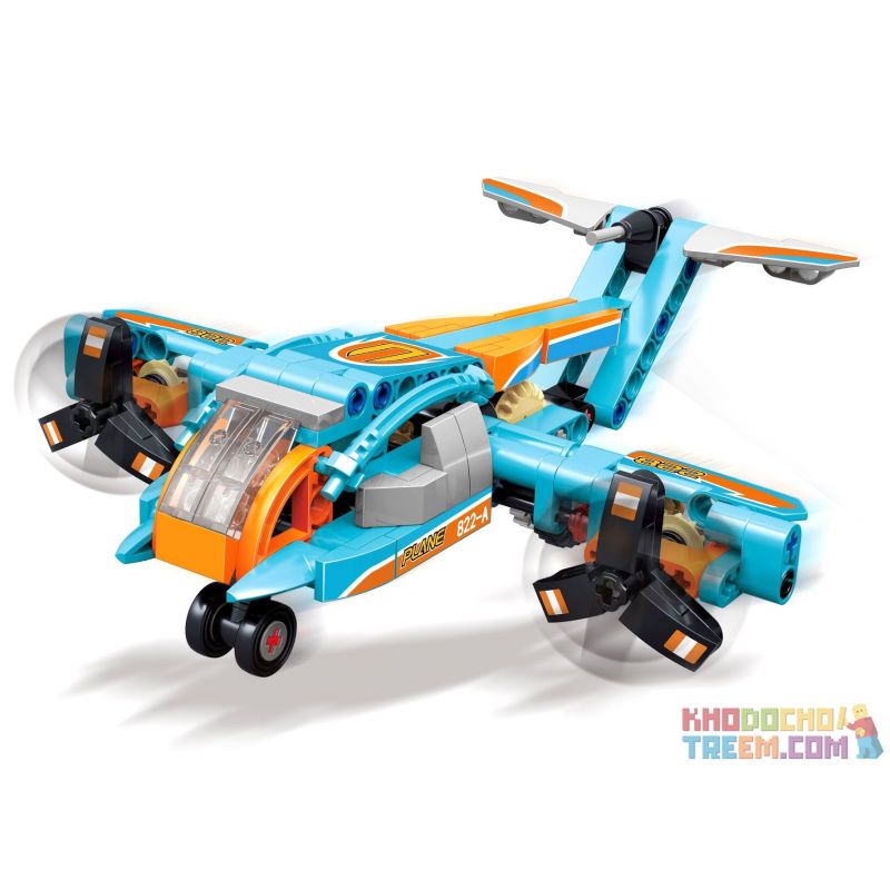 RUIZHIBEE 822 non  MÁY BAY CÔNG NGHỆ CHIẾN ĐẤU THẦN TỐC bộ đồ chơi xếp lắp ráp ghép mô hình  DYNAMIC SENSATION SUPER PLANE Kỹ Thuật Công Nghệ Cao Mô Hình Phương Tiện 261 khối