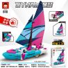 RUIZHIBEE 818 non  DU THUYỀN TỐC ĐỘ bộ đồ chơi xếp lắp ráp ghép mô hình  DYNAMIC SENSATION PLEASURE BOAT Kỹ Thuật Công Nghệ Cao Mô Hình Phương Tiện 219 khối