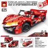 RUIZHIBEE 825 non  ĐUA XE TỐC ĐỘ THỂ THAO FERRARI MUI TRẦN KÉO bộ đồ chơi xếp lắp ráp ghép mô hình  DYNAMIC SENSATION Kỹ Thuật Công Nghệ Cao Mô Hình Phương Tiện 761 khối