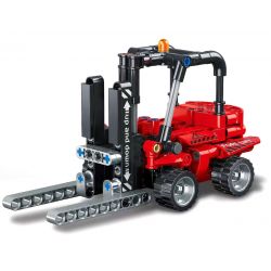 RUIZHIBEE 819 non  XE NÂNG CỰC NHANH bộ đồ chơi xếp lắp ráp ghép mô hình  SUPER FORKLIFT Kỹ Thuật Công Nghệ Cao Mô Hình Phương Tiện 229 khối