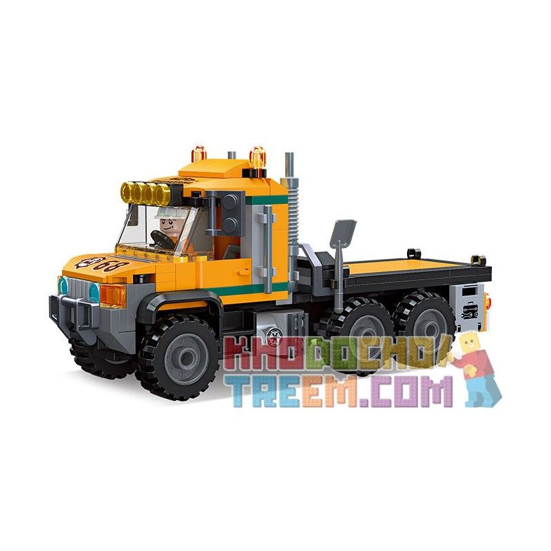 JIESTAR 51026 non  THÀNH PHỐ TOÀN CẦU VẬN CHUYỂN XÂY DỰNG bộ đồ chơi xếp lắp ráp ghép mô hình City CITY GLOBAL ENGINEERING TRANSPORT VEHICLE 213 khối