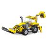 JIESTAR 51024 non  UNIVERSAL CITY MÁY XÚC LẬT bộ đồ chơi xếp lắp ráp ghép mô hình CITY GLOBAL BACKHOE LOADER Thành Phố 208 khối