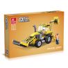JIESTAR 51024 non  UNIVERSAL CITY MÁY XÚC LẬT bộ đồ chơi xếp lắp ráp ghép mô hình CITY GLOBAL BACKHOE LOADER Thành Phố 208 khối