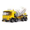 JIESTAR 51023 non  THÀNH PHỐ TOÀN CẦU XE TRỘN BÊ TÔNG bộ đồ chơi xếp lắp ráp ghép mô hình City CITY GLOBAL CONCRETE MIXER TRUCK 244 khối