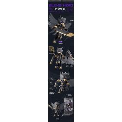 BLOKS 85014 non  VÔ HẠN TƯỚNG CV-10 PHÁP HIỆN QUẠ VÀNG BA CHÂN bộ đồ chơi xếp lắp ráp ghép mô hình Movie & Game Phim Và Trò Chơi