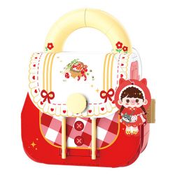 WEKKI 516915 non  TÚI CÔNG CHÚA BÉ QUÀNG KHĂN ĐỎ bộ đồ chơi xếp lắp ráp ghép mô hình