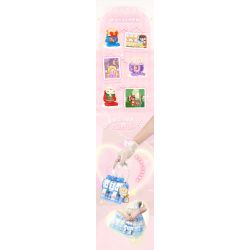 WEKKI 516915 non  TÚI CÔNG CHÚA BÉ QUÀNG KHĂN ĐỎ bộ đồ chơi xếp lắp ráp ghép mô hình