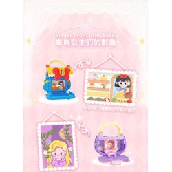 WEKKI 516915 non  TÚI CÔNG CHÚA BÉ QUÀNG KHĂN ĐỎ bộ đồ chơi xếp lắp ráp ghép mô hình