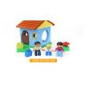 HYSTOYS HONGYUANSHENG AOLEDUOTOYS HG-1414 1414 HG1414 Xếp hình kiểu    Family House Căn Nhà Nhỏ 17 khối