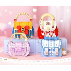 WEKKI 516914 non  TÚI CÔNG CHÚA ALICE bộ đồ chơi xếp lắp ráp ghép mô hình