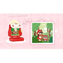 WEKKI 516914 non  TÚI CÔNG CHÚA ALICE bộ đồ chơi xếp lắp ráp ghép mô hình