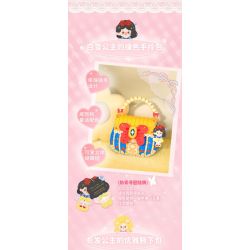 WEKKI 516914 non  TÚI CÔNG CHÚA ALICE bộ đồ chơi xếp lắp ráp ghép mô hình