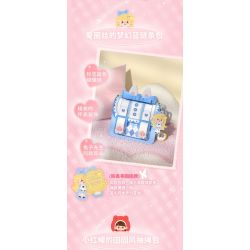 WEKKI 516914 non  TÚI CÔNG CHÚA ALICE bộ đồ chơi xếp lắp ráp ghép mô hình