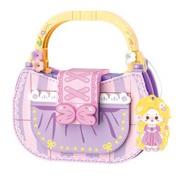 WEKKI 516913 non  TÚI CÔNG CHÚA RAPUNZEL bộ đồ chơi xếp lắp ráp ghép mô hình