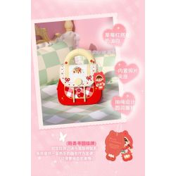 WEKKI 516913 non  TÚI CÔNG CHÚA RAPUNZEL bộ đồ chơi xếp lắp ráp ghép mô hình