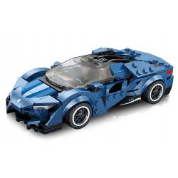 REOBRIX 805 non  XE THỂ THAO KOENIGSEGG AGERA bộ đồ chơi xếp lắp ráp ghép mô hình Speed Champions Racing Cars KOENIGSEGG AGERA BLUE Đua Xe Công Thức 327 khối