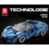 REOBRIX 805 non  XE THỂ THAO KOENIGSEGG AGERA bộ đồ chơi xếp lắp ráp ghép mô hình Speed Champions Racing Cars KOENIGSEGG AGERA BLUE Đua Xe Công Thức 327 khối