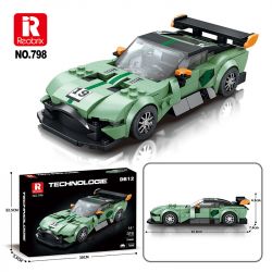 REOBRIX 798 non  XE THỂ THAO ASTON MARTIN DB12 bộ đồ chơi xếp lắp ráp ghép mô hình Speed Champions Racing Cars Đua Xe Công Thức 316 khối