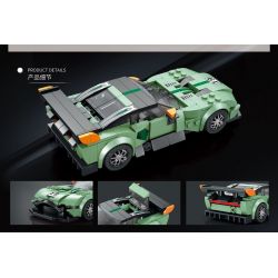 REOBRIX 798 non  XE THỂ THAO ASTON MARTIN DB12 bộ đồ chơi xếp lắp ráp ghép mô hình Speed Champions Racing Cars Đua Xe Công Thức 316 khối