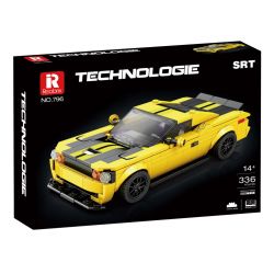 REOBRIX 796 non  XE THỂ THAO DODGE SRT bộ đồ chơi xếp lắp ráp ghép mô hình Speed Champions Racing Cars Đua Xe Công Thức 336 khối