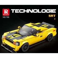 REOBRIX 796 non  XE THỂ THAO DODGE SRT bộ đồ chơi xếp lắp ráp ghép mô hình Speed Champions Racing Cars Đua Xe Công Thức 336 khối