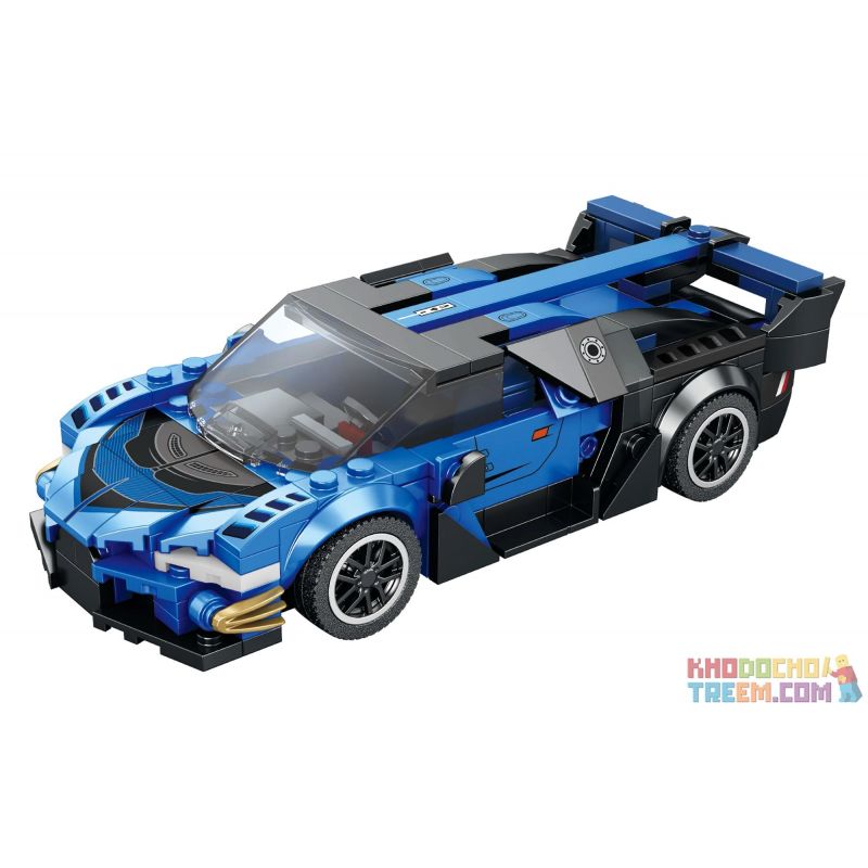 REOBRIX 795 non  XE THỂ THAO BUGATTI VISION GT bộ đồ chơi xếp lắp ráp ghép mô hình Speed Champions Racing Cars Đua Xe Công Thức 356 khối