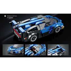REOBRIX 795 non  XE THỂ THAO BUGATTI VISION GT bộ đồ chơi xếp lắp ráp ghép mô hình Speed Champions Racing Cars Đua Xe Công Thức 356 khối