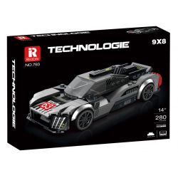 REOBRIX 793 non  XE ĐUA PEUGEOT 9X8 bộ đồ chơi xếp lắp ráp ghép mô hình Speed Champions Racing Cars Đua Xe Công Thức 280 khối