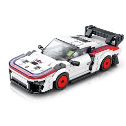 REOBRIX 792 non  XE ĐUA PORSCHE 935 bộ đồ chơi xếp lắp ráp ghép mô hình Speed Champions Racing Cars Đua Xe Công Thức 346 khối