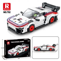 REOBRIX 792 non  XE ĐUA PORSCHE 935 bộ đồ chơi xếp lắp ráp ghép mô hình Speed Champions Racing Cars Đua Xe Công Thức 346 khối