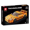 REOBRIX 791 non  XE THỂ THAO MÀU CAM tỷ lệ 1:24 bộ đồ chơi xếp lắp ráp ghép mô hình Speed Champions Racing Cars 911 GT3 Đua Xe Công Thức 338 khối