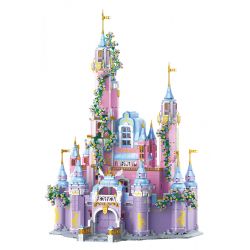 ZHEGAO 612011 non  LÂU ĐÀI MƠ ƯỚC bộ đồ chơi xếp lắp ráp ghép mô hình Creator Sáng Tạo 4780 khối