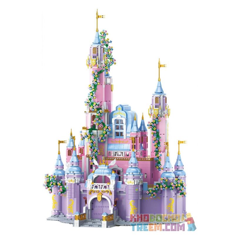 ZHEGAO 612011 non  LÂU ĐÀI MƠ ƯỚC bộ đồ chơi xếp lắp ráp ghép mô hình Creator Sáng Tạo 4780 khối