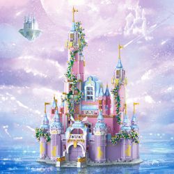 ZHEGAO 612011 non  LÂU ĐÀI MƠ ƯỚC bộ đồ chơi xếp lắp ráp ghép mô hình Creator Sáng Tạo 4780 khối