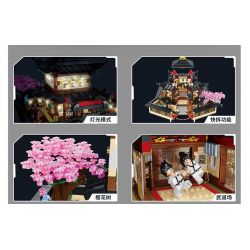 PanlosBrick 613007 Panlos Brick 613007 non  BUDOKAN bộ đồ chơi xếp lắp ráp ghép mô hình 2681 khối