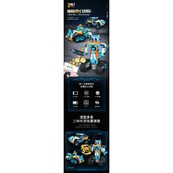 XK BC-20 BC-21 non  ĐỘI NGŨ CHUYỂN ĐỔI bộ đồ chơi xếp lắp ráp ghép mô hình  CHANGING COMBAT TROOPS Kỹ Thuật Công Nghệ Cao Mô Hình Phương Tiện 462 khối