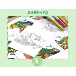 GUDI 52007 non  NGÔI NHÀ MƠ ƯỚC QUÁN CÀ PHÊ CỔ TÍCH bộ đồ chơi xếp lắp ráp ghép mô hình DREAM HOUSE 546 khối