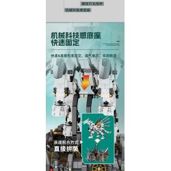 Bozhi 8092 non  AI-X NGỰA TRẮNG CÓ CÁNH BAY LÊN THIẾT BỊ DI ĐỘNG TỐC bộ đồ chơi xếp lắp ráp ghép mô hình AI-X SOARING WITH OPEN WINGS 2150 khối