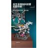 Bozhi 8092 non  AI-X NGỰA TRẮNG CÓ CÁNH BAY LÊN THIẾT BỊ DI ĐỘNG TỐC bộ đồ chơi xếp lắp ráp ghép mô hình AI-X SOARING WITH OPEN WINGS 2150 khối