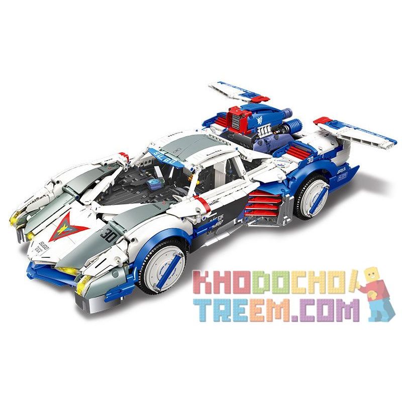 JIESTAR 92033 non  XE ĐUA CÔNG THỨC CỰC KỲ THÔNG MINH ASLADA GSX tỷ lệ 1:8 bộ đồ chơi xếp lắp ráp ghép mô hình  SUGO ASURADA G.S.X Kỹ Thuật Công Nghệ Cao Mô Hình Phương Tiện 3907 khối