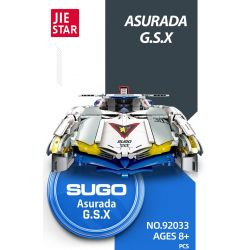 JIESTAR 92033 non  XE ĐUA CÔNG THỨC CỰC KỲ THÔNG MINH ASLADA GSX tỷ lệ 1:8 bộ đồ chơi xếp lắp ráp ghép mô hình  SUGO ASURADA G.S.X Kỹ Thuật Công Nghệ Cao Mô Hình Phương Tiện 3907 khối